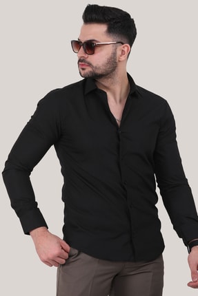 Erkek Slim Fit Köýnek - 18381119