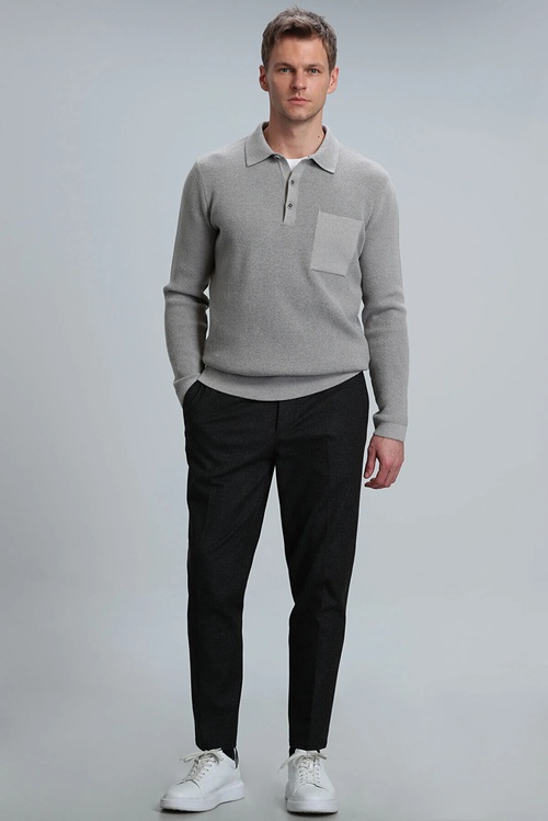 Frank Sport Erkek Chino Balak Slim Fit Goýy-çal - 19594787