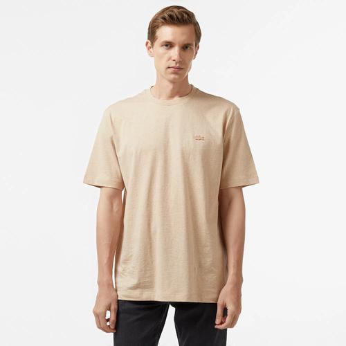 Lacoste erkek Loose Fit tegelek ýaka bež futbolka - 27190417
