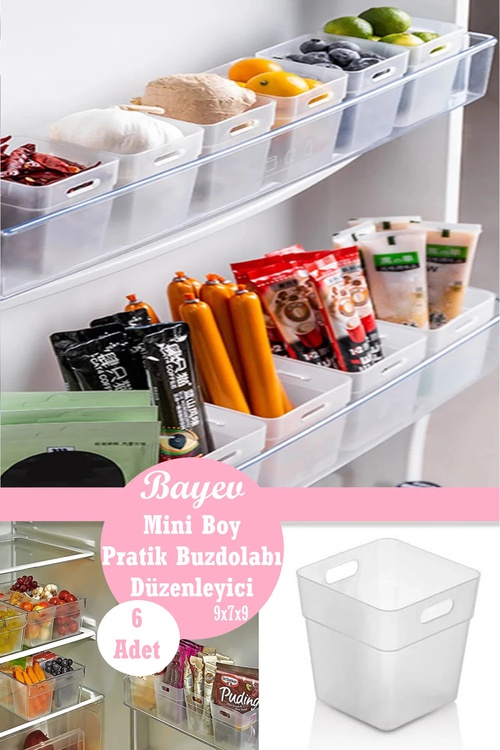 6 sany mini gapak içi sazlaýjy, sowadyjy organizeri, sowadyjy içi we hammam organizeri - 23670399