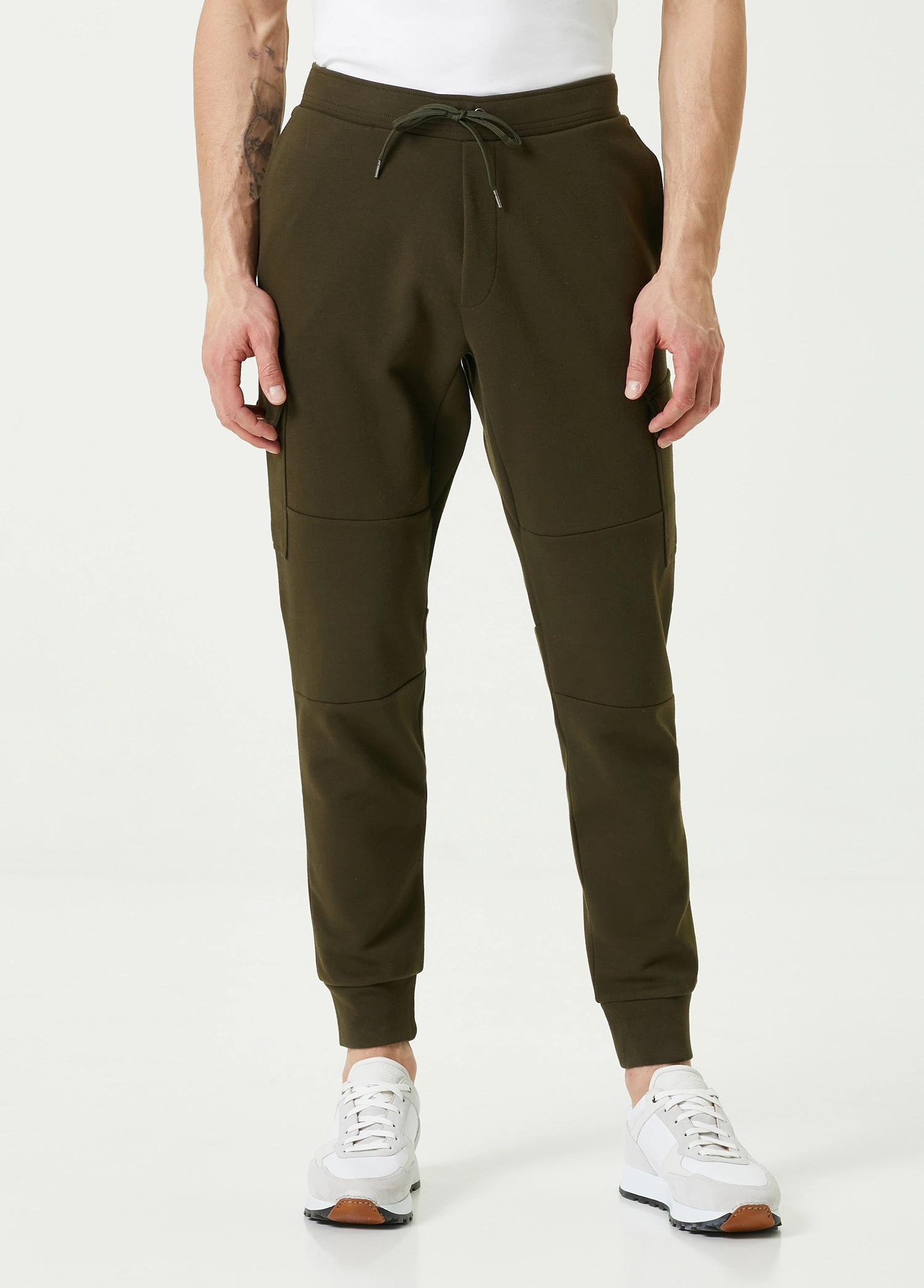 Haki reňkli, ýüplükli kargo-jogger balagy - 11063208 | Ref: 133888 — surat 2/5