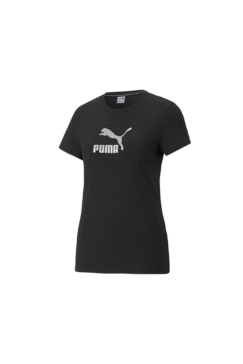 Brand Love Metallic Logo Tee Zenan gara futbolkasy - 15578402