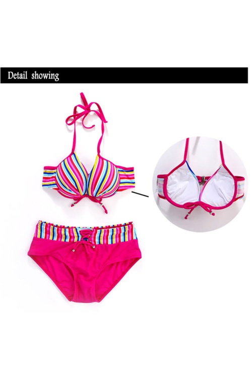 Aýry-aýry bikini suwa düşülýän geýimi, fuksiýa, ölçegi L - 19850428 | Ref: 165742 — surat 4/4