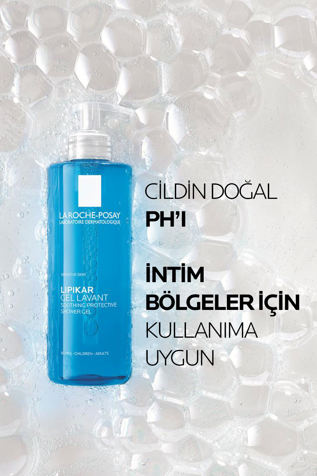 Ýüz ýuwmak üçin gel Lipikar Gel Lavant 400 ml - 9200892 — surat 3/5