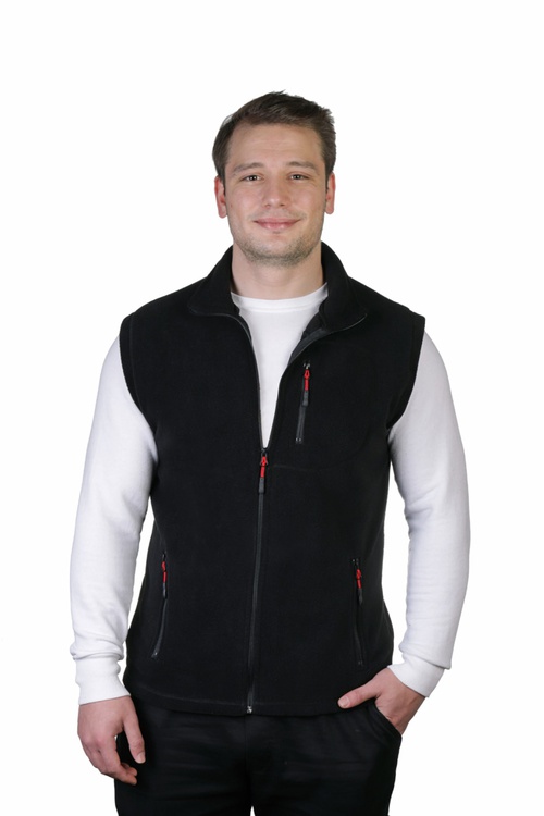 Store Erkekler üçin sypdyrmaly flis ýelek, 3 jübüli - 8768360