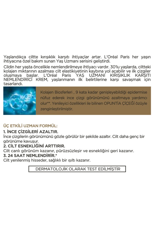 Paris Vozrast Ekspert 30+ nemlendiriji kremi 50 ml - 5501475 — surat 5/5