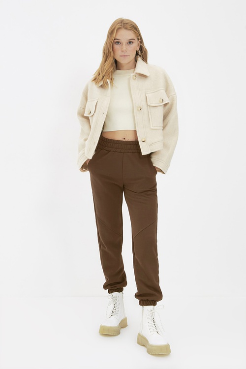 Goňur basic jogger tüýli trikotaj sport balagy - 7159378