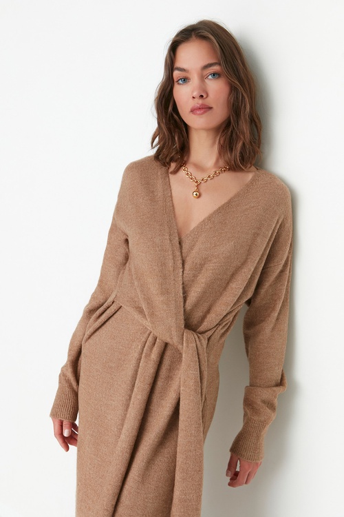 Camel bagjykly trikotaj köýnegi - 15548276 | Ref: 152166