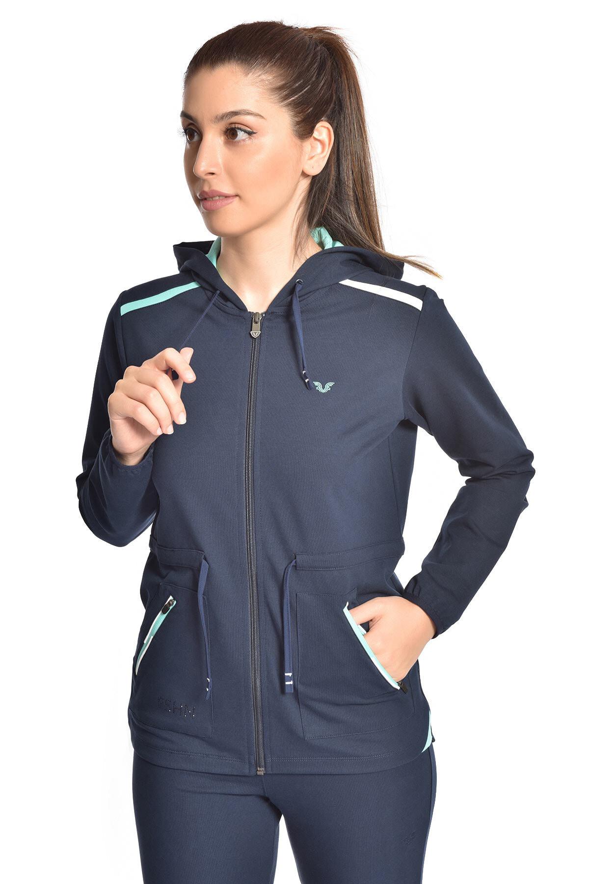 8925 aýallar goýy gök sport kostýumy - 15950102 | Ref: 153641 — surat 2/8