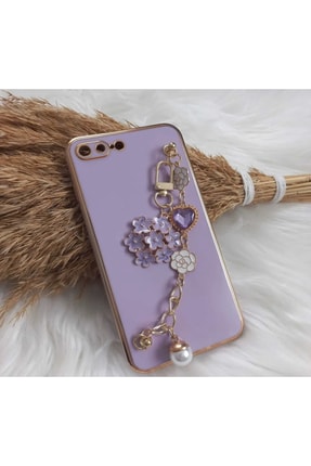 iPhone 7 Plus üçin gülli, hünjüli we kemerli çehol - 17389573