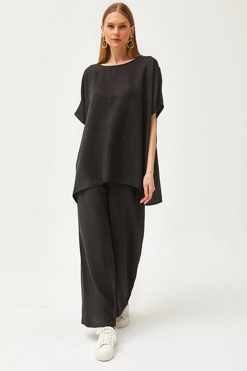 Zenan gara zygyr toplumy: bluza we palasso balagy - 24493842 | Ref: 173446
