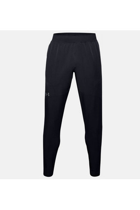Erkekler üçin gara reňkli sport balagy Ua Flex Woven Tapered Pants-blk - 14168474