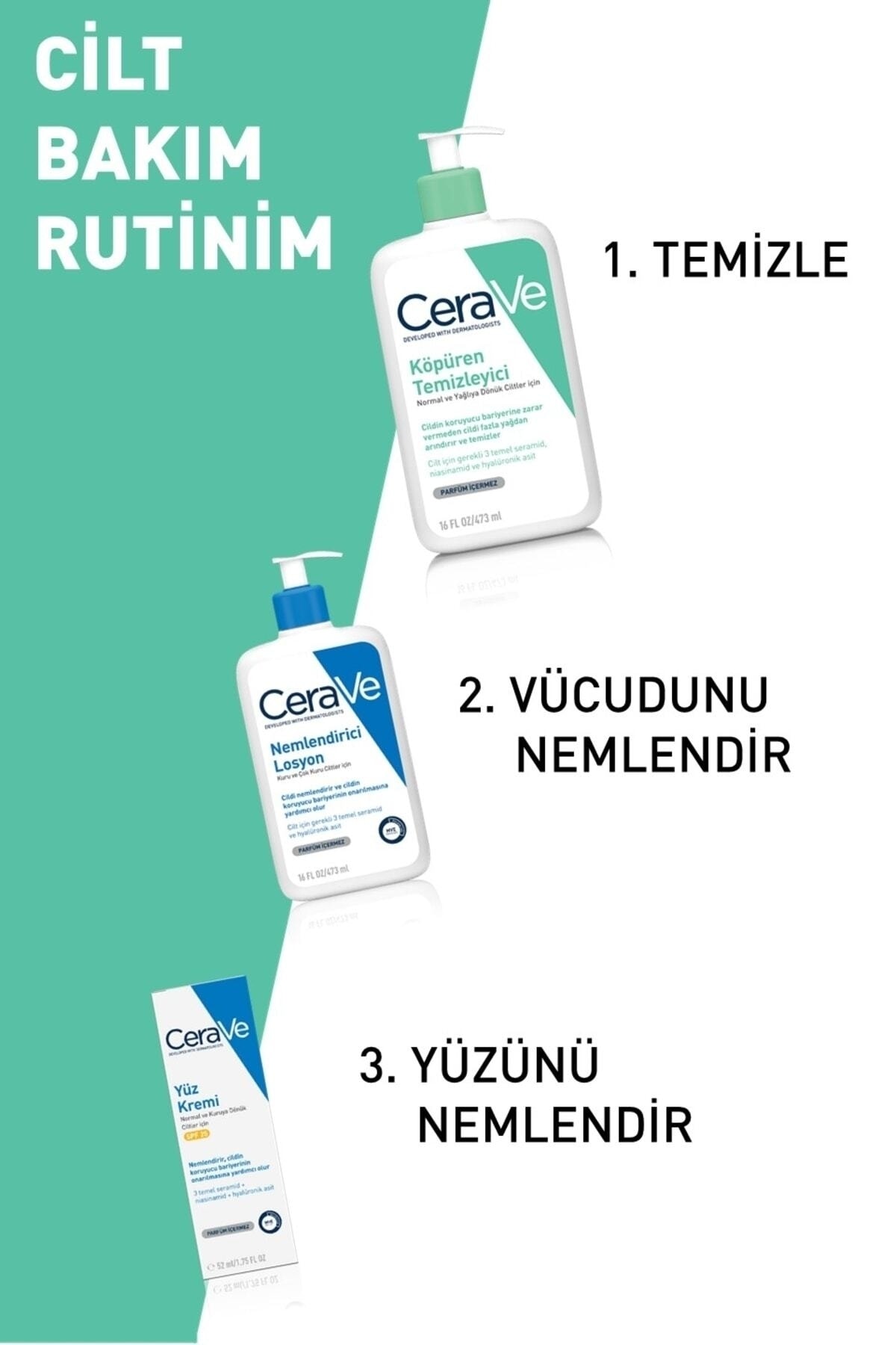 Köpürýän arassalaýjy normal we ýagly deriler seramidli ýüz-beden 473ml - 15523532 — surat 7/8