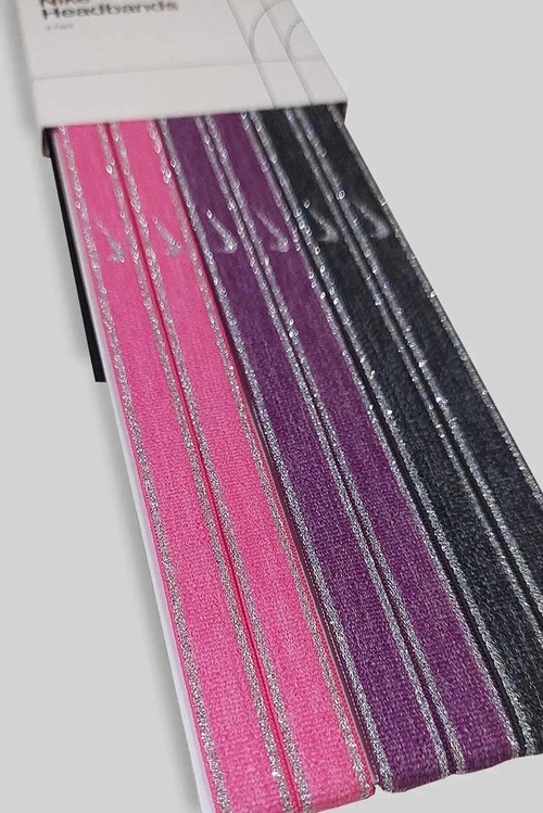 Metallic Swoosh Sport Headbands 6 Pk Unisex Saç Rezini N. 100. 2008. 612. Os- Köp Reňkli - 19131735 — surat 2/4