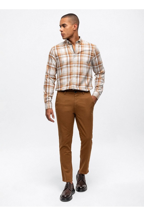 Adaty Bil Adaty Topuk Slim Fit Goýy Goňur Erkek Balak B32s30014 - 22949032
