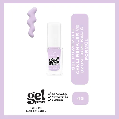 Golden Rose Power Gel Like Nail dyrnak boýagy No: 43 - 35209646