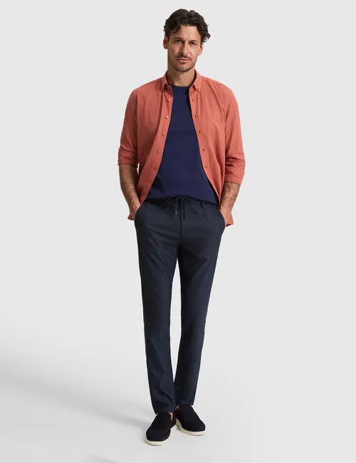 Slim Fit goýy gök kanwas balagy - 34736631