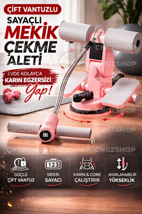 Goşa poswalçykly, hasaplaýjyly garny maşk etmek üçin enjam | Öýde garyn maşklaryny etmek üçin sport enjamy - 36283308