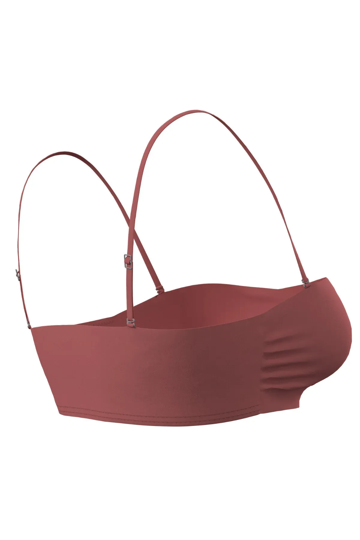Zenan Bandeau- Rp Dusty Cedar bikini üsti - 36258696 — surat 4/4