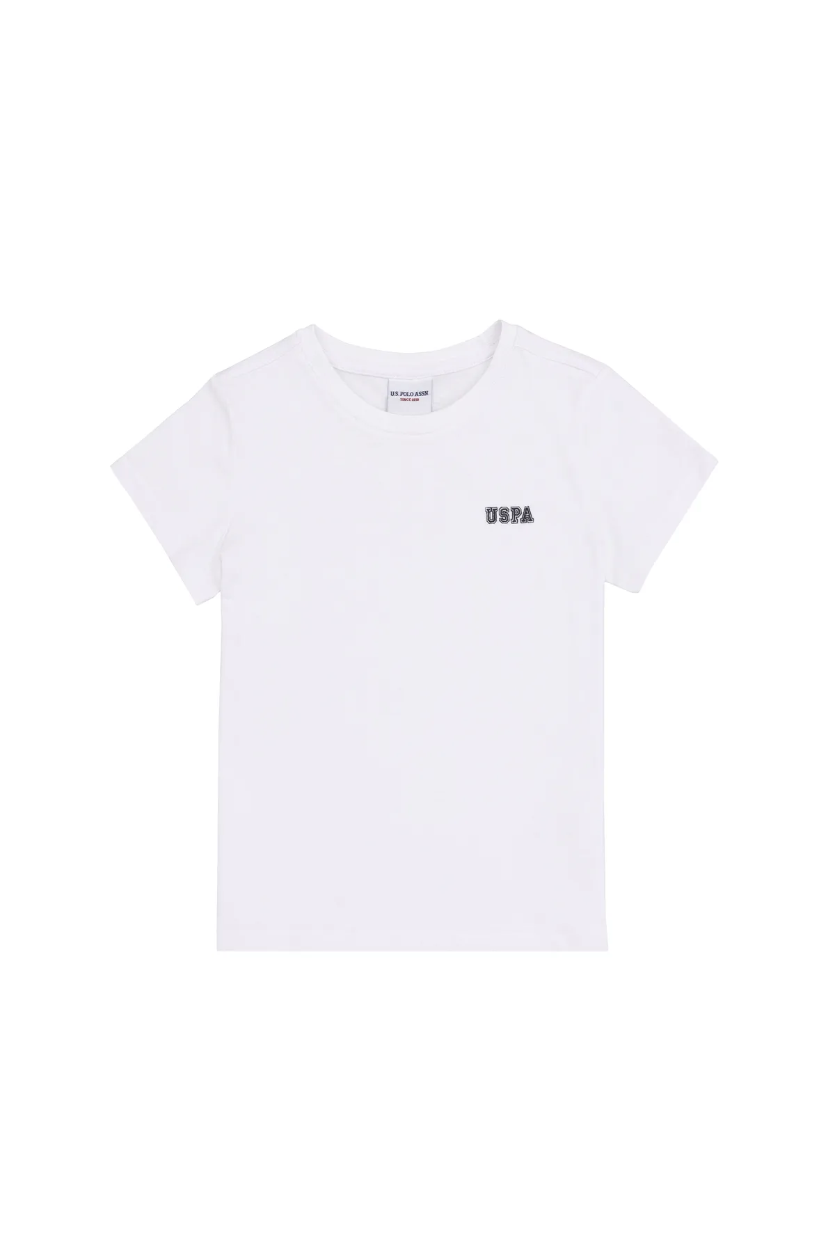 Oglanlar üçin tegelek ýakaly ak futbolka - 28833804 — surat 2/4