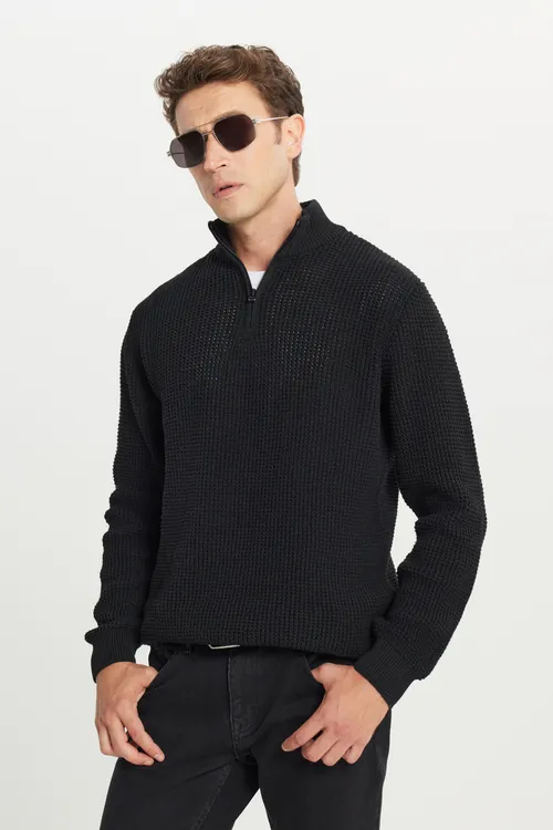 Gara Standard Fit žakkard jemper - 28866058