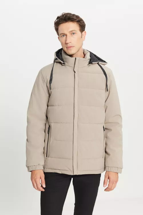Wizon reňkli Standard Fit erkekler kurtkasy - 29576406
