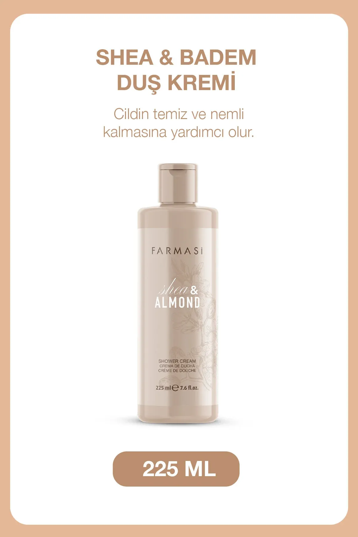 Shea& Badem Duş Kremi 225 Ml - 37140795 — surat 1/2