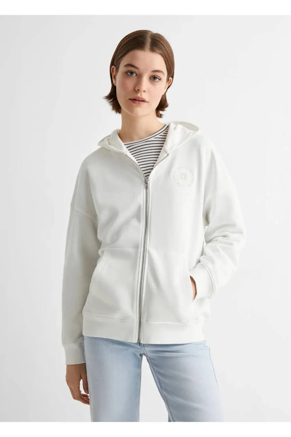 Kirik Ak Gyz Çaga Sweatshirt 67095143 - 37134743 — surat 2/7