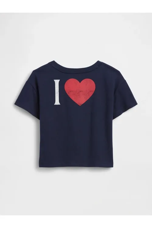 Gyz Bäbek Gara-gök Brannan Bear Logo T- Shirt - 37125531