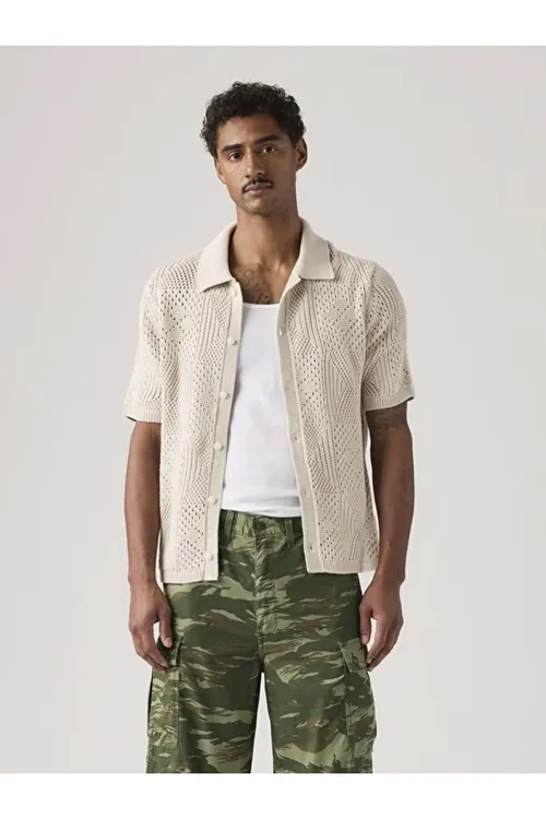 Sweater Camp Lightweight erkekler üçin ýeňil trikotaž köýnek - 37072911