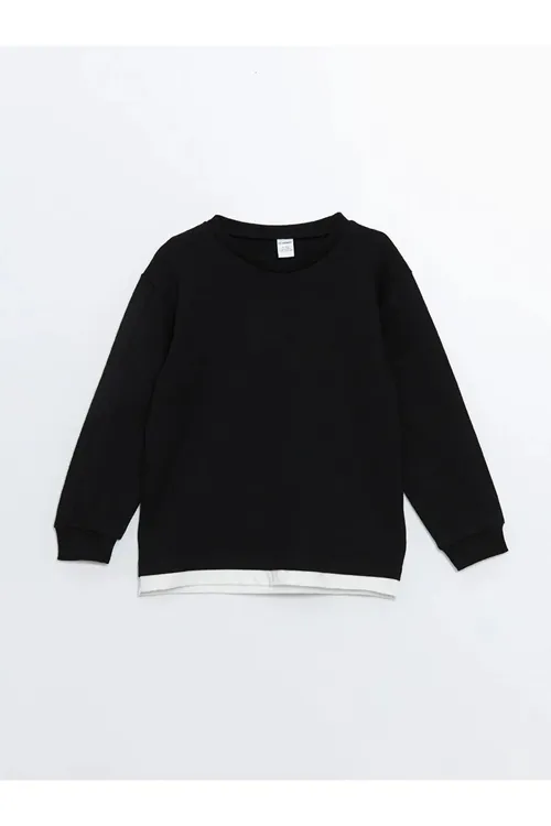 Lcw Baby Tegelek Ýaka Erkek Bäbek Sweatshirt - 37134603