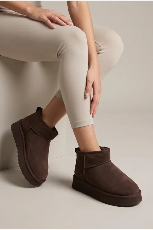 Cozy Içi Kürklü Galyň Padoş Gyşlyk Gyz-gelin Bot - 37114912