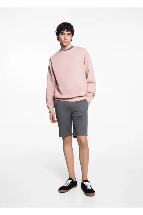 Pastel Gülgüne Erkek Çaga Sweatshirt 67074790 - 37138694