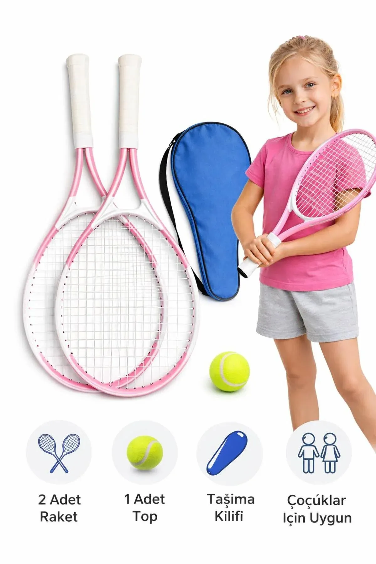 Gülpüne tennis toplumy 21'': 2 raketka we pöök - 37123716 — surat 7/8
