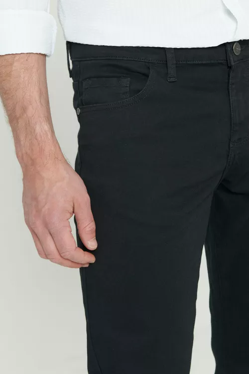 5 jübüli gara çeýe Slim Fit çinos balagy - 23995554 — surat 4/6