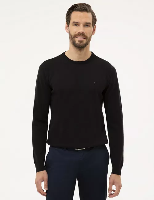 Slim Fit gara esasy trikotaž jemperi - 25338952