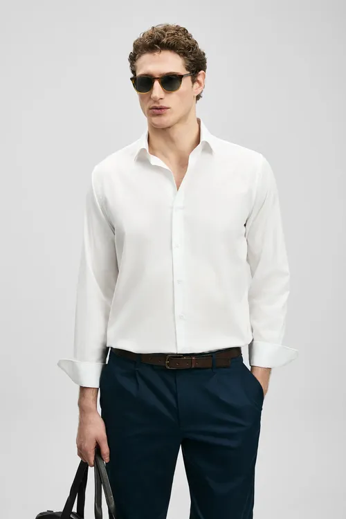 Verder erkek adam bazowy köýnegi, Regular Fit, ak - 34192668