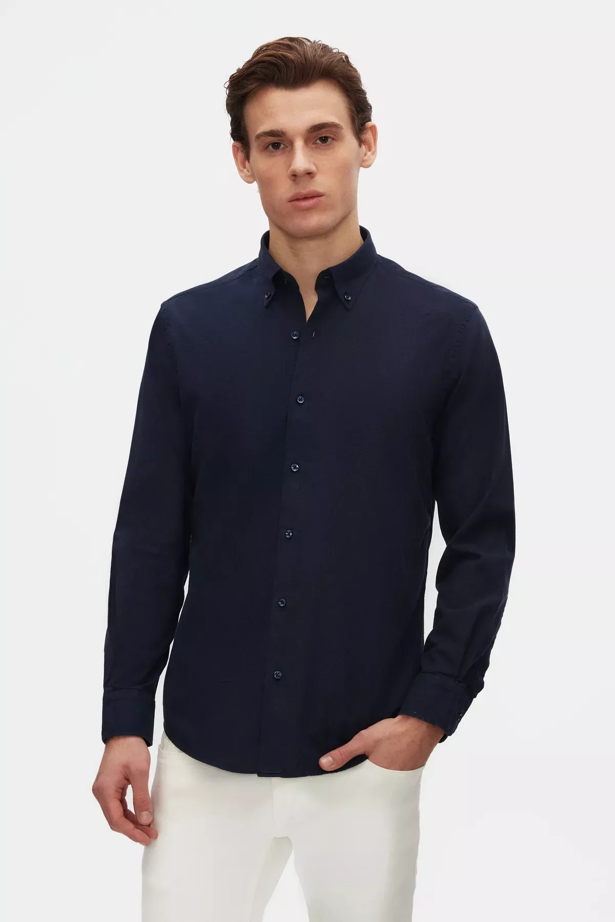 Ds Damat Comfort gök pagta erkek köýnegi - 27361471 — surat 1/6