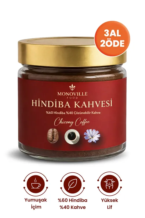 Hindiba kofe 75 gr, 60% hindiba, 40% kofe, aýna gapda - 36346848