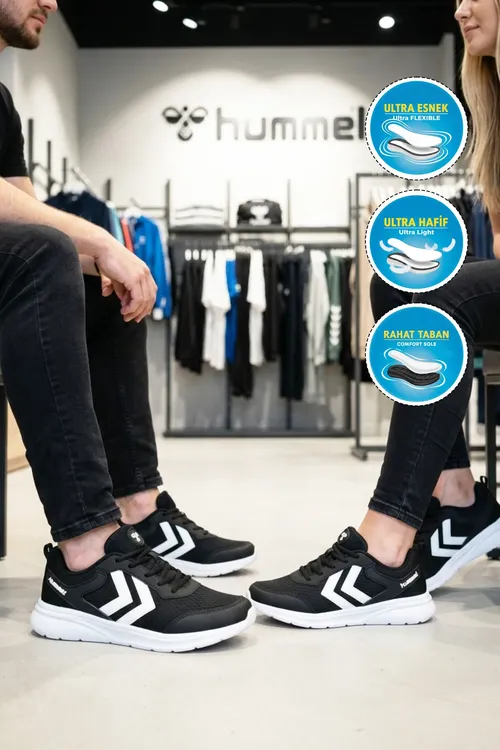 900887 Hml Nency II uniseks sport aýakgaplary, gara, ýeňil çeýe - 36334575