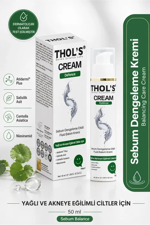 TB22 ýagly we düwürtige ýykgyn deriler üçin ýagy kadalaşdyrýan suw esasly çyglandyryjy ideg kremi - 50 ml - 36438005