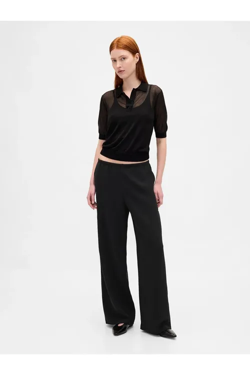 Gyz-gelin Gara Easy Wide- Leg Balak - 37203246
