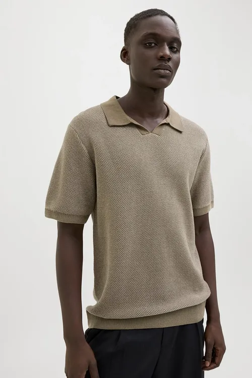 Jack& Jones Erkek Polo Ýaka Tişört 12273012 Rain Drum - 37182939 — surat 2/4