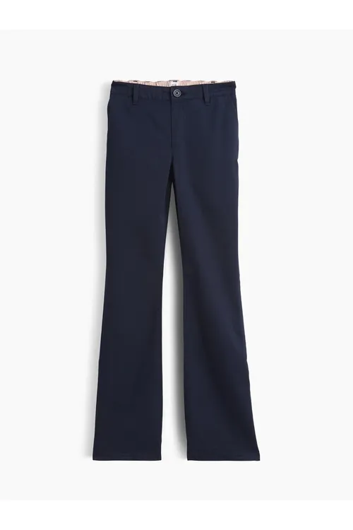 Gyz Çaga Gara-gök Uniform Flare Chino Balak - 37202733