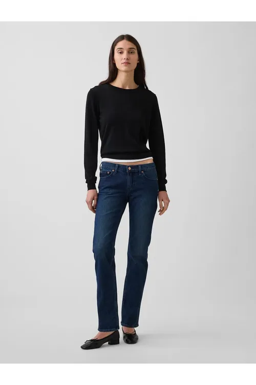 Gyz-gelin Goýy Gök Low Rise' 90s Slim Straight Jean Balak - 37176357