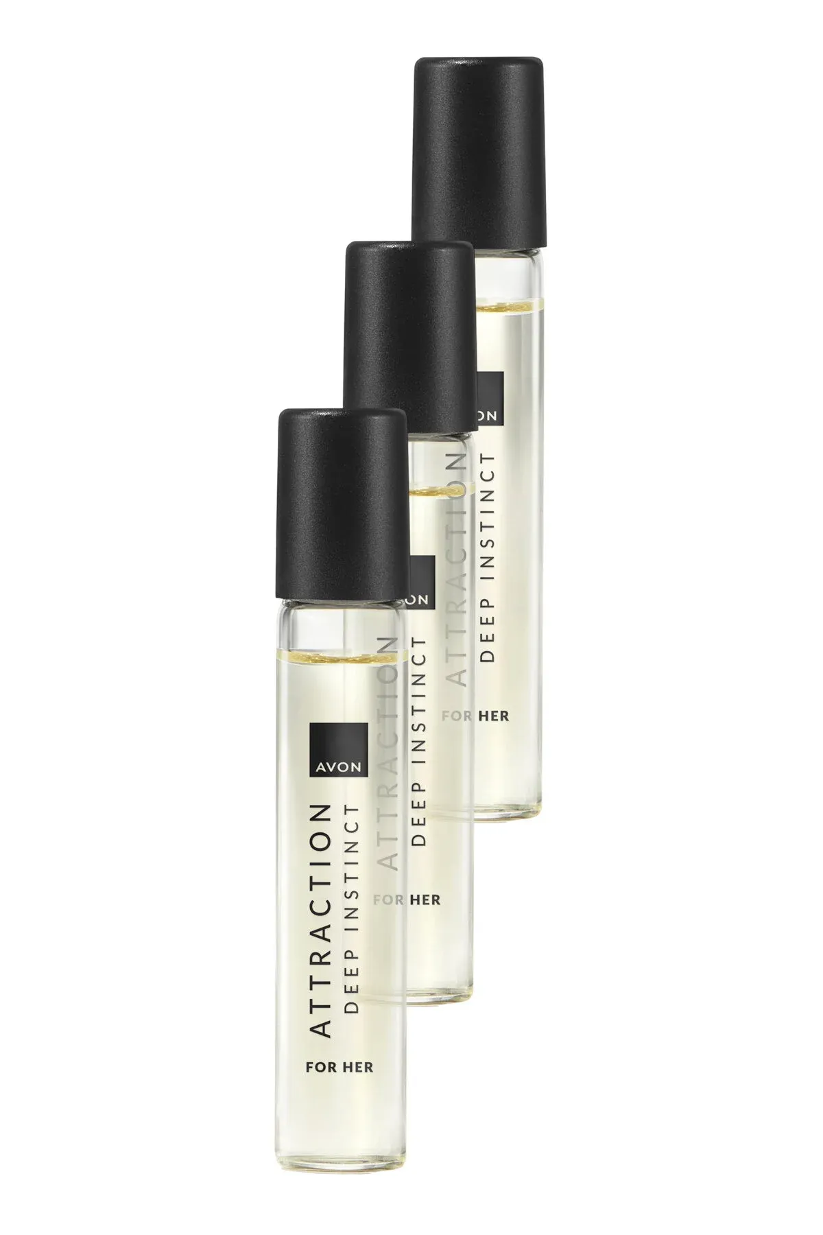 Attraction Deep Instinct Sumka Boýy Gyz- Gelin Parfum Edp 10 Ml. Üçlü Paket - 37138942 — surat 1/4