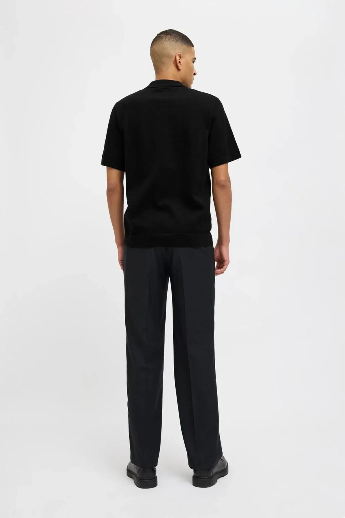 Erkek Polo Ýaka Kelte Ýeňli Trikotaž Tisört- Milano - 37146916 — surat 2/6