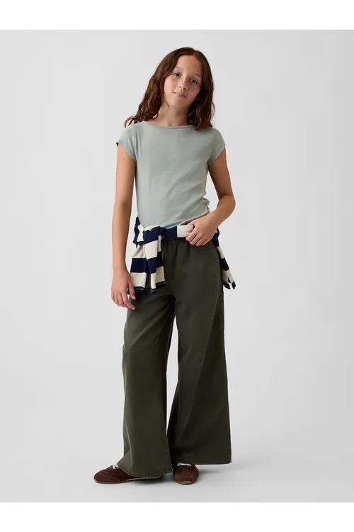 Gyz Çaga Haki Easy Wide- Leg Balak - 37203022