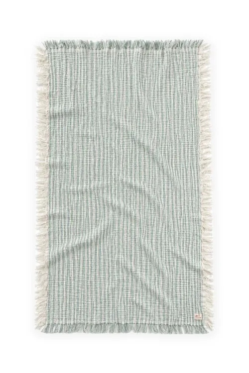 Dört Gat Gotazjykly Müslin Battaniye 80x120 Cm Ýaşyl Çyzykly - 37174704 — surat 2/3