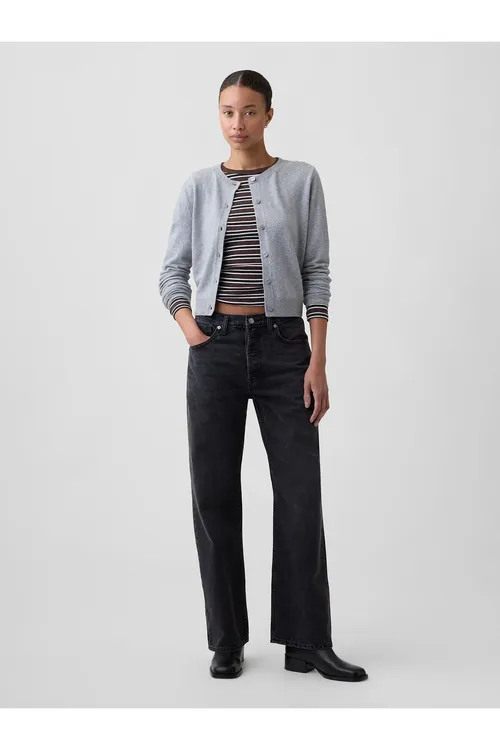 Gyz-gelin Gara Low Slung Relaxed Straight Jean Balak - 37176370
